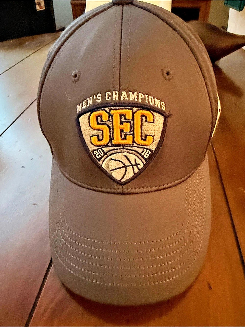 SEC Men's Champions Baseball Cap in Brown
